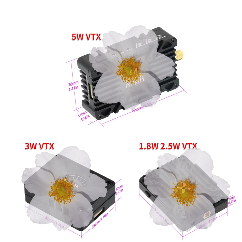 Foxeer Reaper Extreme V2 5.8G  - Foxeer Reaper Extreme 2.5W Vtx recension och pris