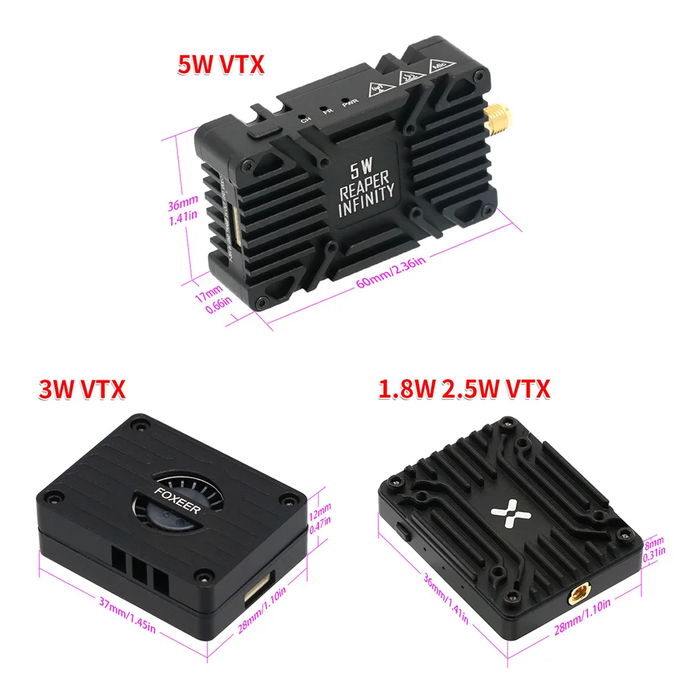 Foxeer Reaper Extreme V2 5.8G  - Foxeer Reaper Extreme 2.5W Vtx recension och pris
